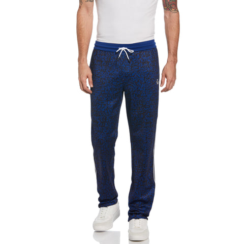 Slim Fit Printed Track Pant-True Black-M-Original Penguin