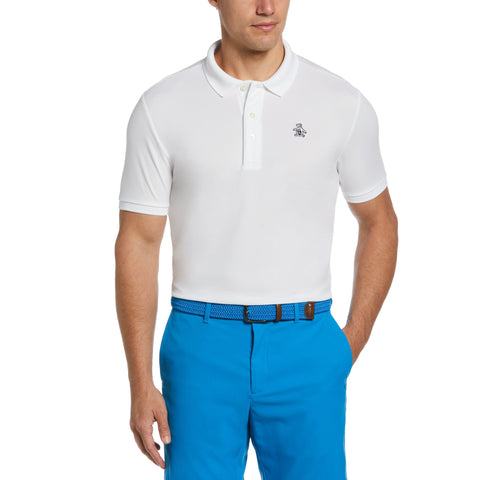 Solid Golf Polo (Bright White) 