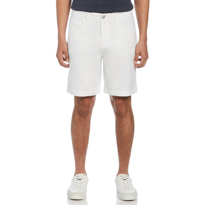 Solid Stretch 5 Pocket Short-Bright White-32-Original Penguin