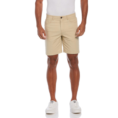 Solid Stretch 5 Pocket Short-Pale Khaki-31-Original Penguin