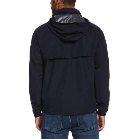 Solid Windbreaker Jacket-Outerwear-Original Penguin