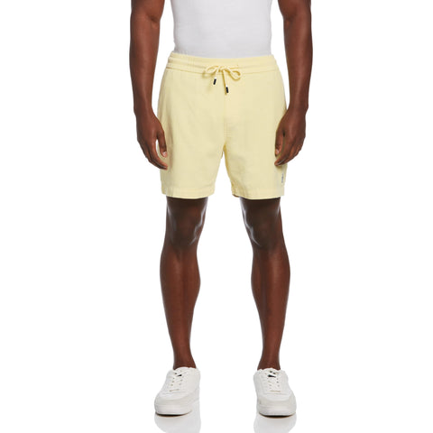 Stretch Corduroy Short-Shorts-Pale Banana-M-Original Penguin