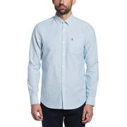 Stripe Oxford Shirt (Mosaic Blue) 