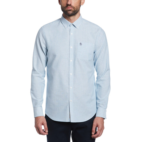 Stripe Oxford Shirt (Mosaic Blue) 