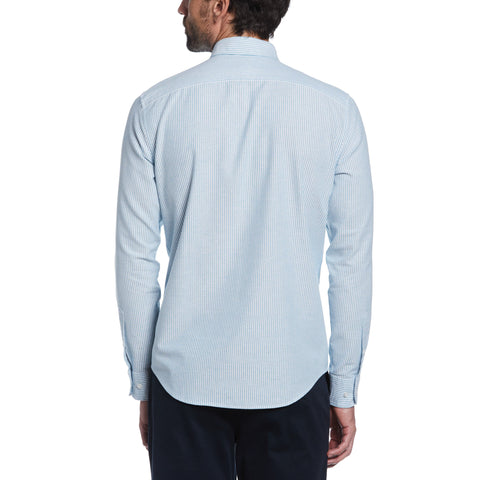Stripe Oxford Shirt (Mosaic Blue) 