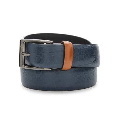 Sun Tanned Loop Belt-Belts-Navy-40-Original Penguin