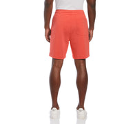 Tape Ponte Sweat Shorts (Hibiscus) 