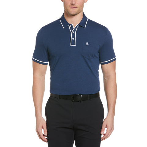 Eco Performance Earl Golf Polo Shirt (Black Iris) 