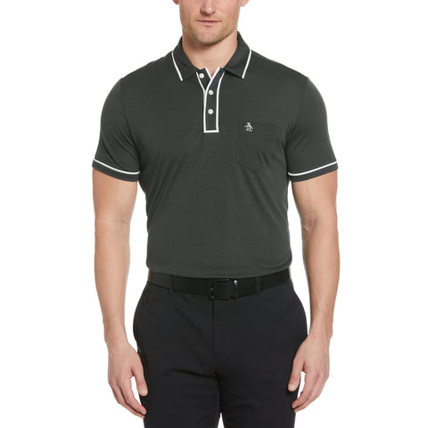 Eco Performance Earl Golf Polo Shirt (Caviar) 