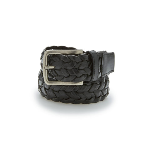 Triple Color Braided Belt (Blk) 