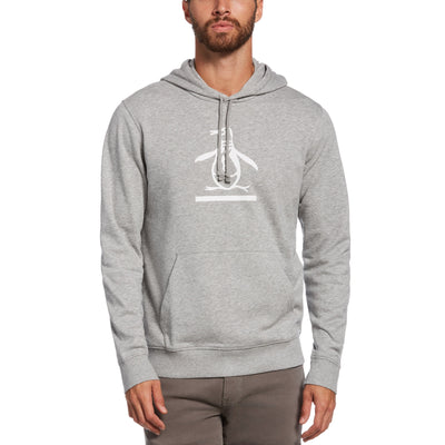 Underscore Pete Fleece Hoodie-Sweatshirts-Rain Heather-L-Original Penguin
