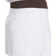 Tennis Asymmetrical Pleated Skirt (Bright White) 
