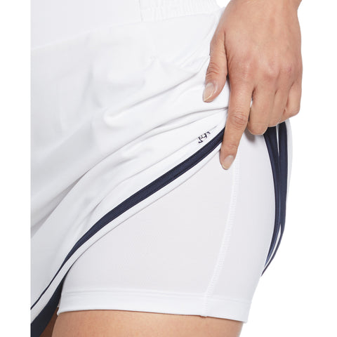 Essential Skort with Color Block Details (Bright White) 