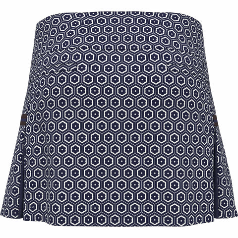 Womens Geo Printed Golf Skort (Astral Night) 
