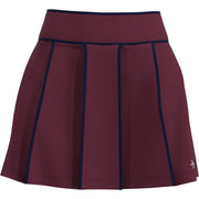 Womens Multi Piped 15" Golf Skort-Skorts-Cordovan-LXL-Original Penguin