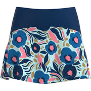 Paper Cut Floral Flounced 15" Golf Skort (Limpet Shell) 