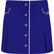 Womens Snap Front Retro Golf Skort (Bluing) 