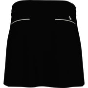 Womens Snap Front Retro Golf Skort (Caviar) 